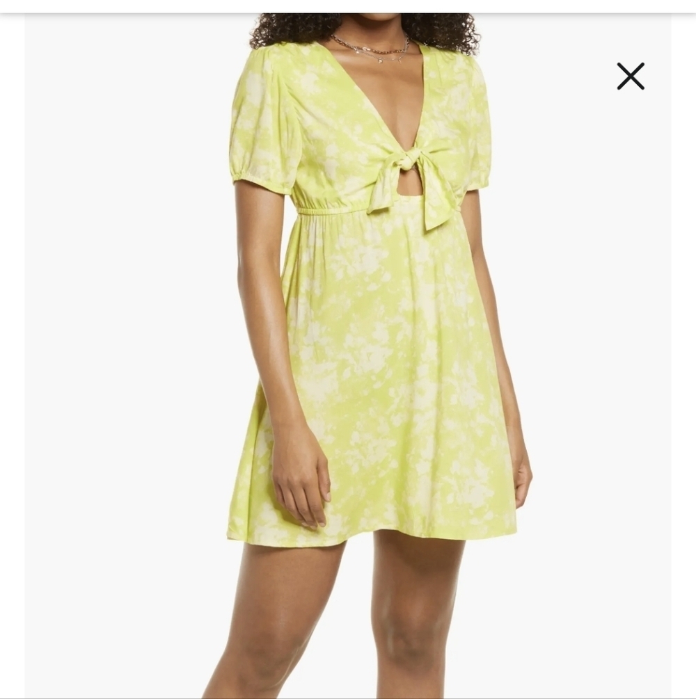B.P, Lime Green Summer Dress, Size 1x
